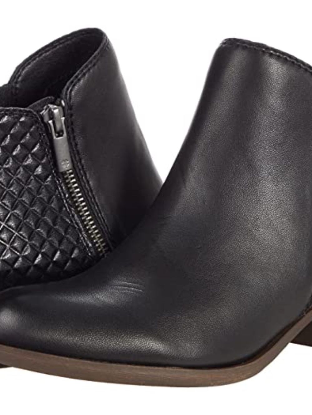 Lucky Brand Women's Basel Ankle Booties - Black Diamond Leather